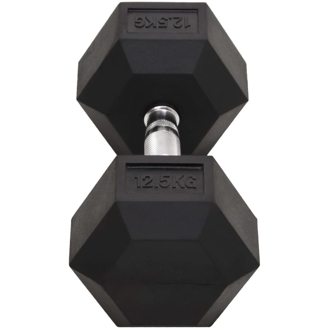 Hantlar 2 st 25 kg gjutjärn vidaXL – bild 5