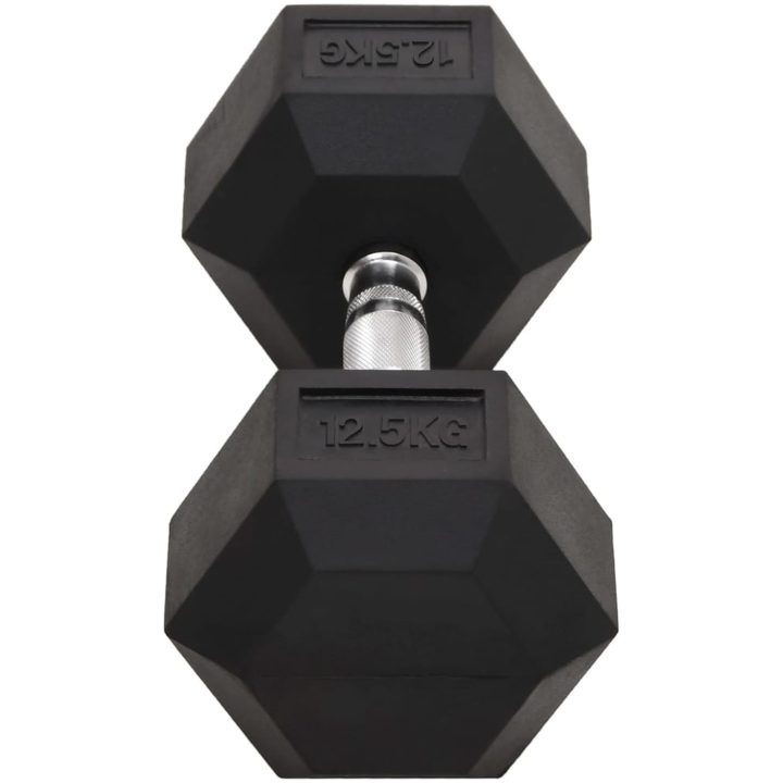 Hantlar 2 st 25 kg gjutjärn vidaXL – bild 5