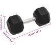 Hantlar 2 st 25 kg gjutjärn vidaXL – miniatyr 8