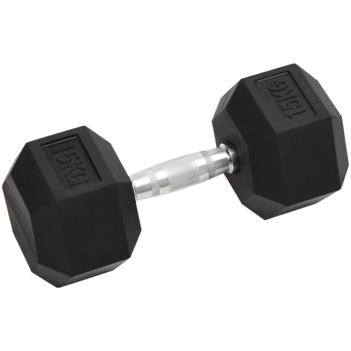 Hantlar 2 st 30 kg gjutjärn vidaXL – bild 2