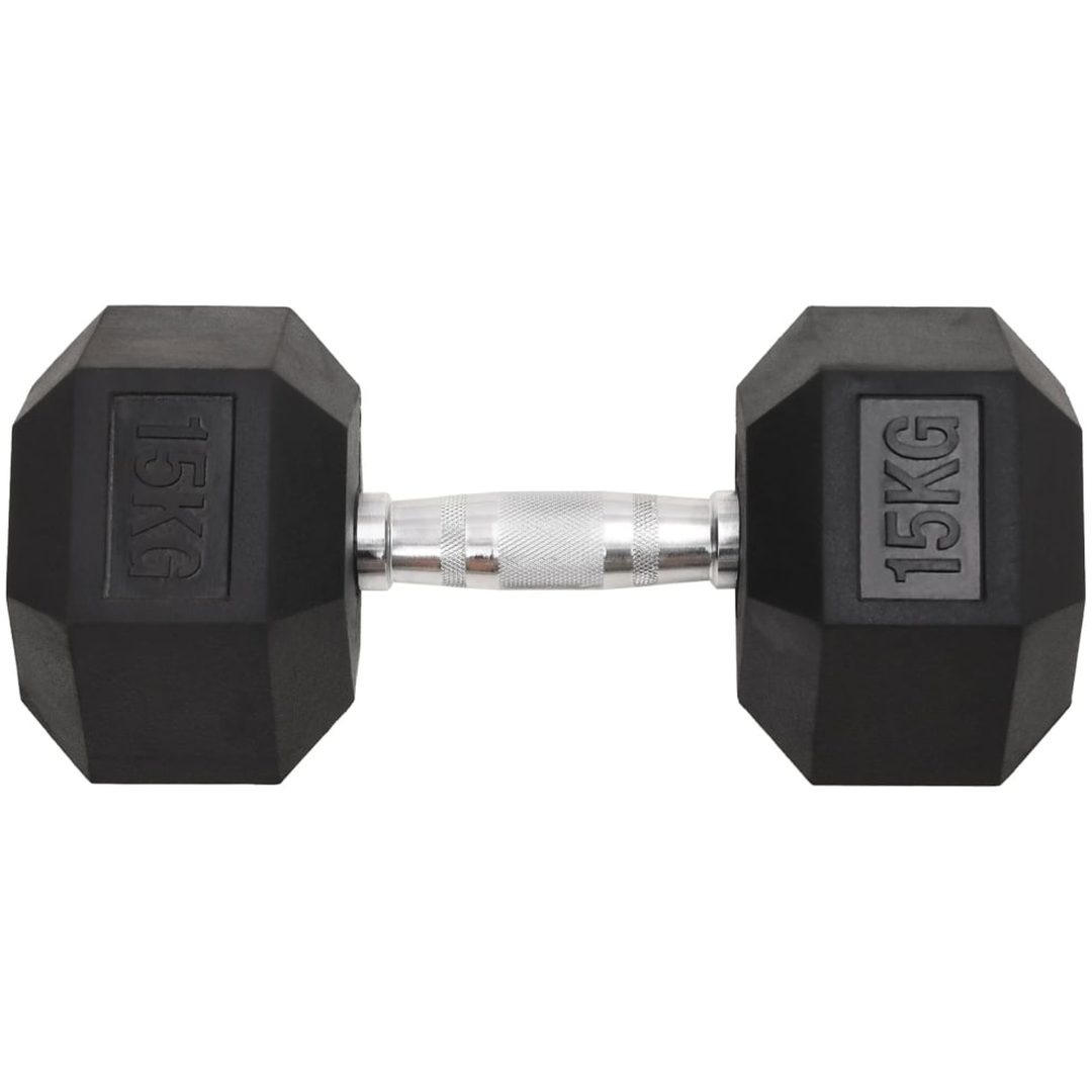 Hantlar 2 st 30 kg gjutjärn vidaXL – bild 3