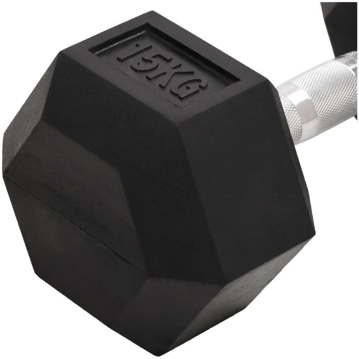 Hantlar 2 st 30 kg gjutjärn vidaXL – bild 6