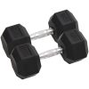 Hantlar 2 st 30 kg gjutjärn vidaXL – miniatyr 1