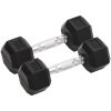 Hantlar 2 st 8 kg gjutjärn vidaXL – miniatyr 1