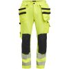 Hantverksbyxa 2291 Stretch Varselgul Svart Varsel gul/svart Jobman – miniatyr 1
