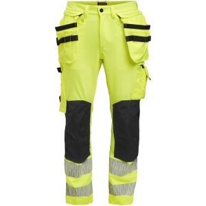 Hantverksbyxa 2291 Stretch Varselgul Svart Varsel gul/svart Jobman