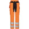Hantverksbyxa 2379 Stretch Varsel orange/svart Jobman – miniatyr 3