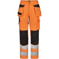 Hantverksbyxa 2379 Stretch Varsel orange/svart Jobman