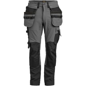 Hantverksbyxa 2391 Stretch Mörkgrå/svart Jobman
