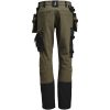 Hantverksbyxa 2391 Stretch Oliv/svart Jobman – miniatyr 4