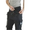 Hantverksbyxa 2391 Stretch Oliv/svart Jobman – miniatyr 6