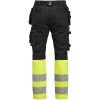 Hantverksbyxa 2392 Stretch Varsel Svart gul Jobman – miniatyr 3