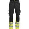 Hantverksbyxa 2392 Stretch Varsel Svart gul Jobman – miniatyr 4