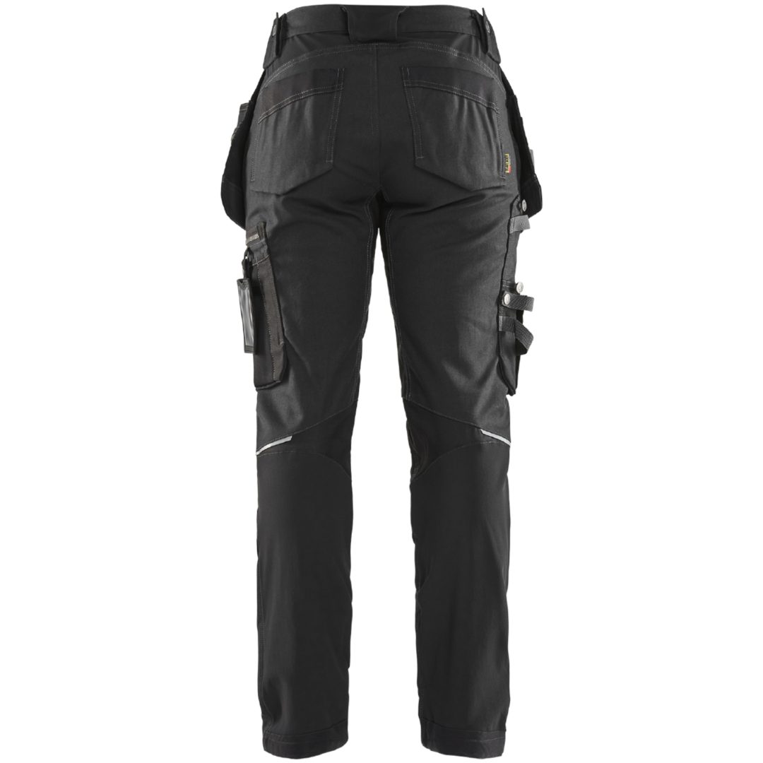 Hantverksbyxa 71151343 Dam Svart BLÅKLÄDER BYXA 71151343 SVART 32 – bild 2