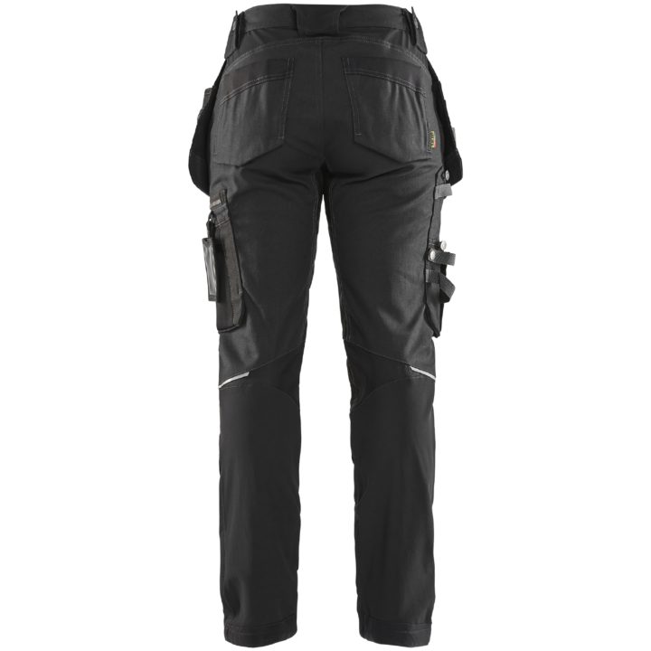 Hantverksbyxa 71151343 Dam Svart BLÅKLÄDER BYXA 71151343 SVART 32 – bild 2