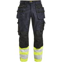 Hantverksbyxa Core Stretch Varsel 2134 Technical Marin/Gul Jobman
