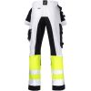 Hantverksbyxa Core Stretch Varsel 2134 Technical Vit/Gul Jobman C146 – miniatyr 3