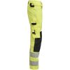 Hantverksbyxa Dam 2271 Stretch Varsel Gul Svart Jobman – miniatyr 2