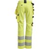 Hantverksbyxa Dam 2271 Stretch Varsel Gul Svart Jobman – miniatyr 3