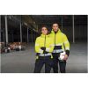 Hantverksbyxa Dam 2372 Stretch Varsel Svart Gul Jobman – miniatyr 2