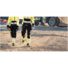 Hantverksbyxa Dam 2372 Stretch Varsel Svart Gul Jobman – miniatyr 7