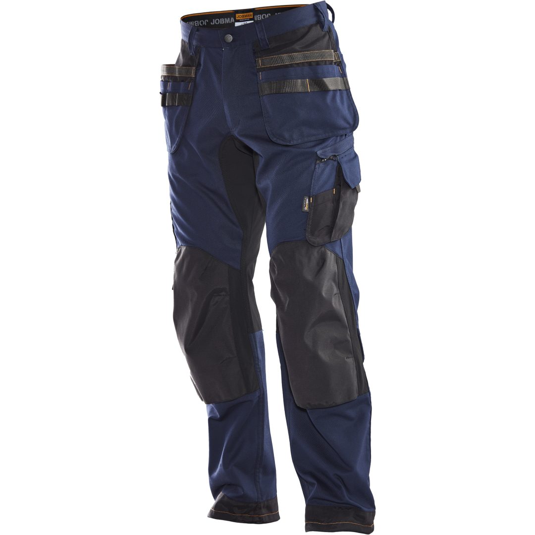 Hantverksbyxa Stretch 2164 Technical Marin/Svart Jobman C146