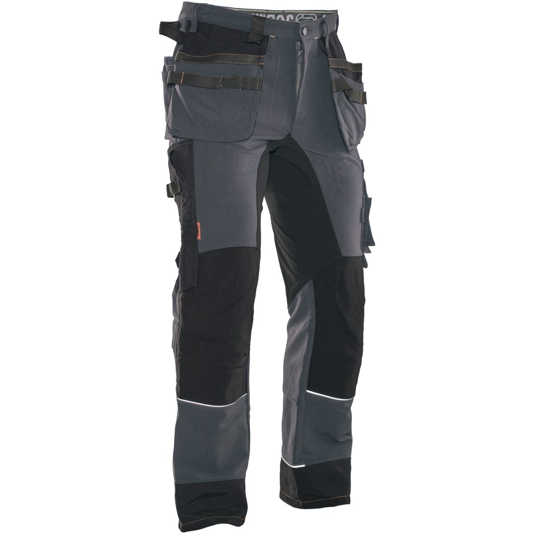 Hantverksbyxa Stretch 2191 Advanced Mörkgrå/Svart Jobman C146