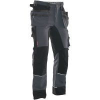 Hantverksbyxa Stretch 2191 Advanced Mörkgrå/Svart Jobman