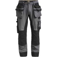 Hantverksbyxa Stretch 2191 Advanced Mörkgrå/Svart Jobman