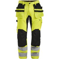 Hantverksbyxa Stretch Varsel 2240 Technical Gul/svart Jobman