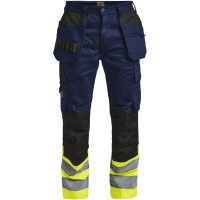 Hantverksbyxa Varsel 2277 Practical Marin/Gul Jobman