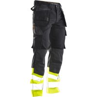 Hantverksbyxa Varsel 2277 Practical Svart/Gul Jobman