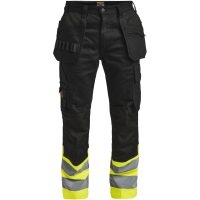 Hantverksbyxa Varsel 2277 Practical Svart/Gul Jobman