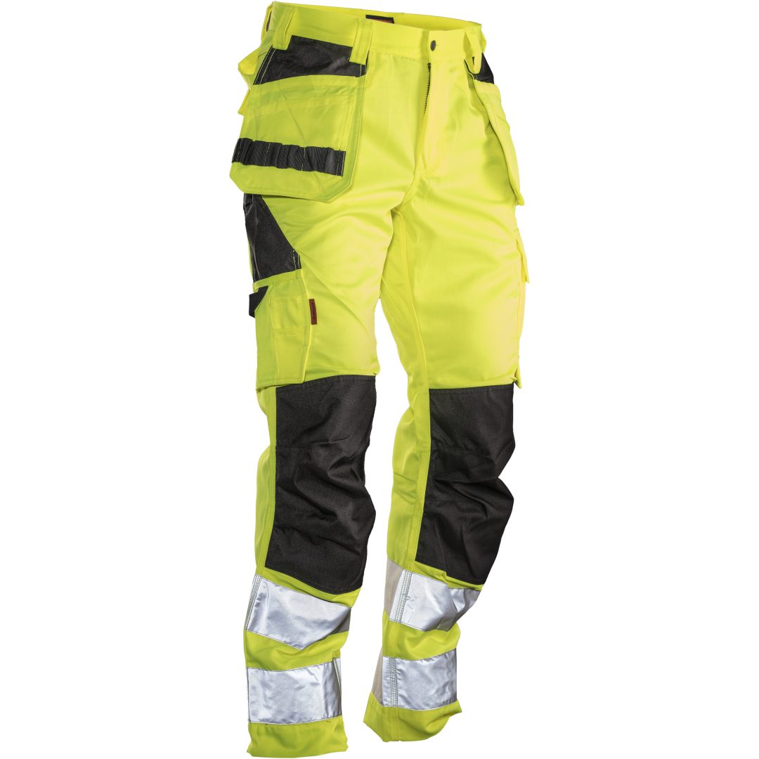 Hantverksbyxa Varsel 2377 Practical Gul/svart Jobman C42