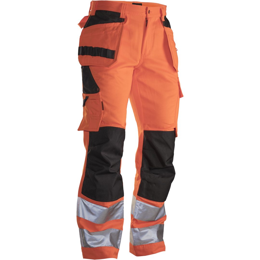 Hantverksbyxa Varsel 2377 Practical Orange/Svart Jobman C42