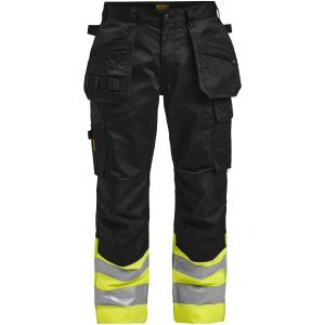 Hantverksbyxa Varsel 2513 Practical Svart/Gul Jobman