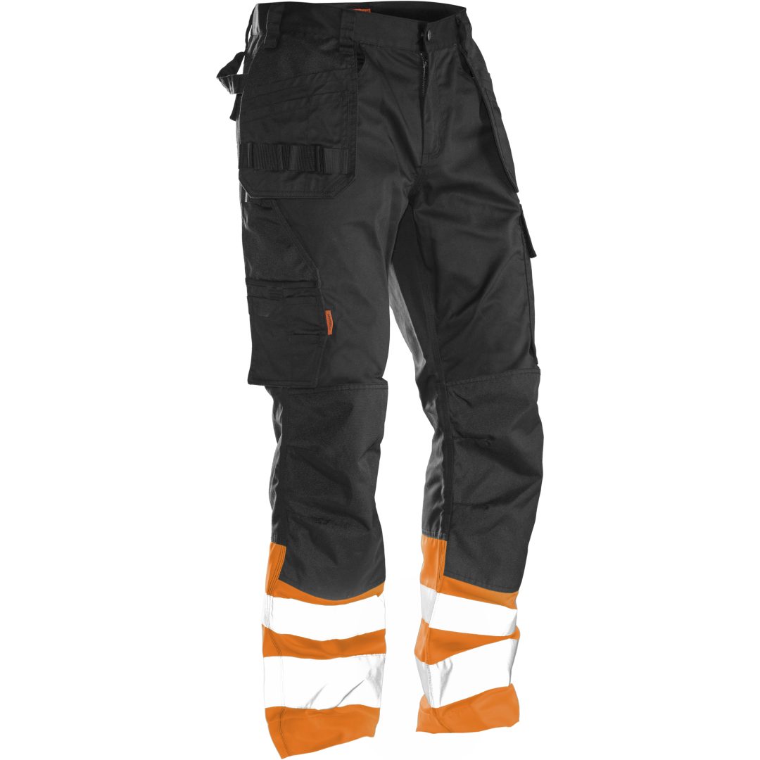 Hantverksbyxa Varsel 2513 Practical Svart/Orange Jobman C42