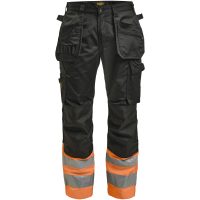 Hantverksbyxa Varsel 2513 Practical Svart/Orange Jobman