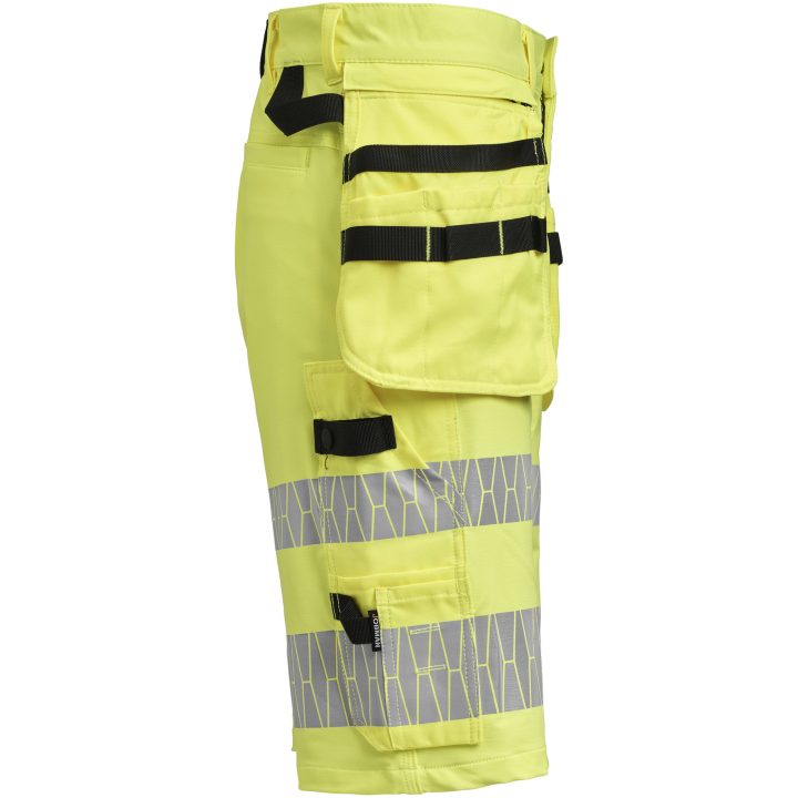 Hantverksshorts 2296 Stretch Varselgul Varsel gul Jobman – bild 2