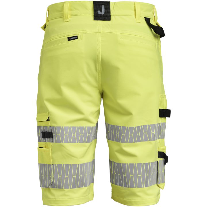 Hantverksshorts 2296 Stretch Varselgul Varsel gul Jobman – bild 6