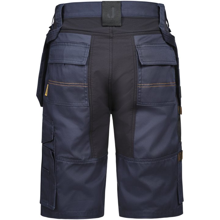 Hantverksshorts 2336 Semistretch Marinblå/svart Jobman – bild 3