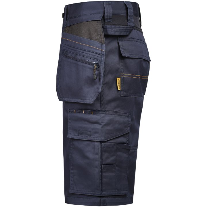 Hantverksshorts 2336 Semistretch Marinblå/svart Jobman – bild 4