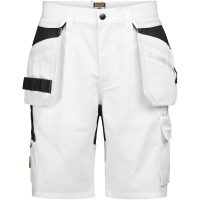Hantverksshorts 2336 Semistretch Vit Svart Jobman
