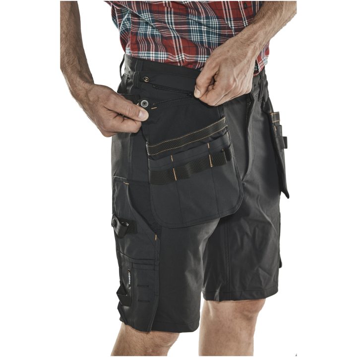 Hantverksshorts 2397 Stretch Svart Jobman – bild 5