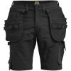 Hantverksshorts 2397 Stretch Svart Jobman – miniatyr 1