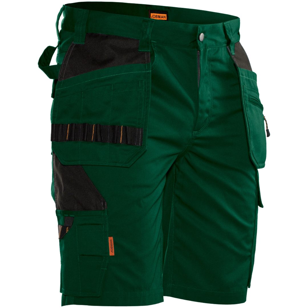 Hantverksshorts 2722 Practical Skogsgrön/Svart Jobman C42