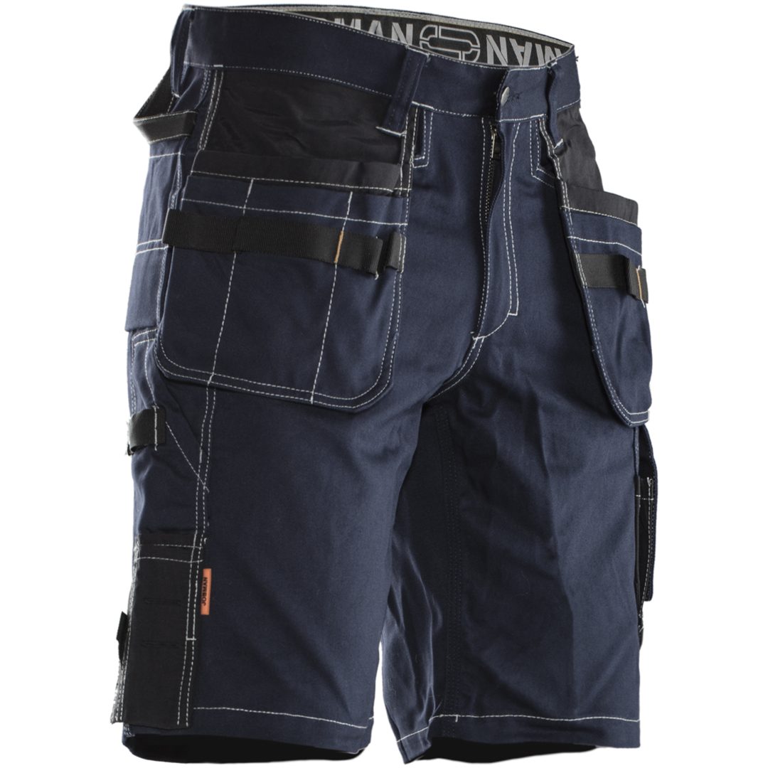 Hantverksshorts Bomull 2733 Technical Marin/Svart Jobman C44