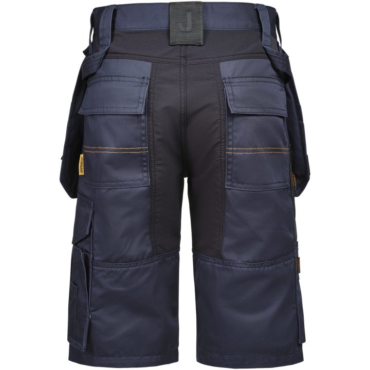 Hantverksshorts Dam 2337 Semistretch Marinblå/svart Jobman – bild 3