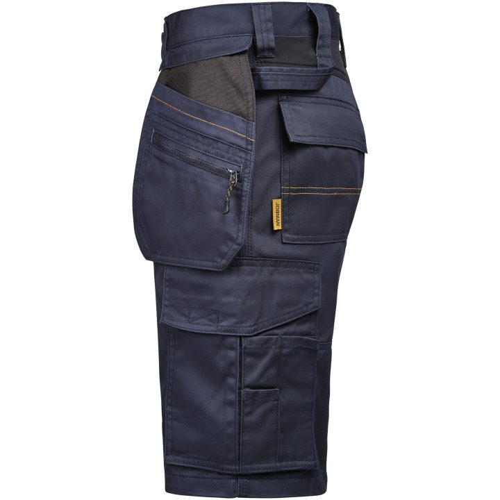 Hantverksshorts Dam 2337 Semistretch Marinblå/svart Jobman – bild 4