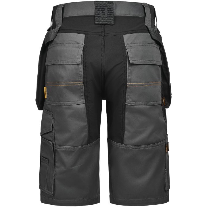 Hantverksshorts Dam 2337 Semistretch Mörkgrå/svart Jobman – bild 3